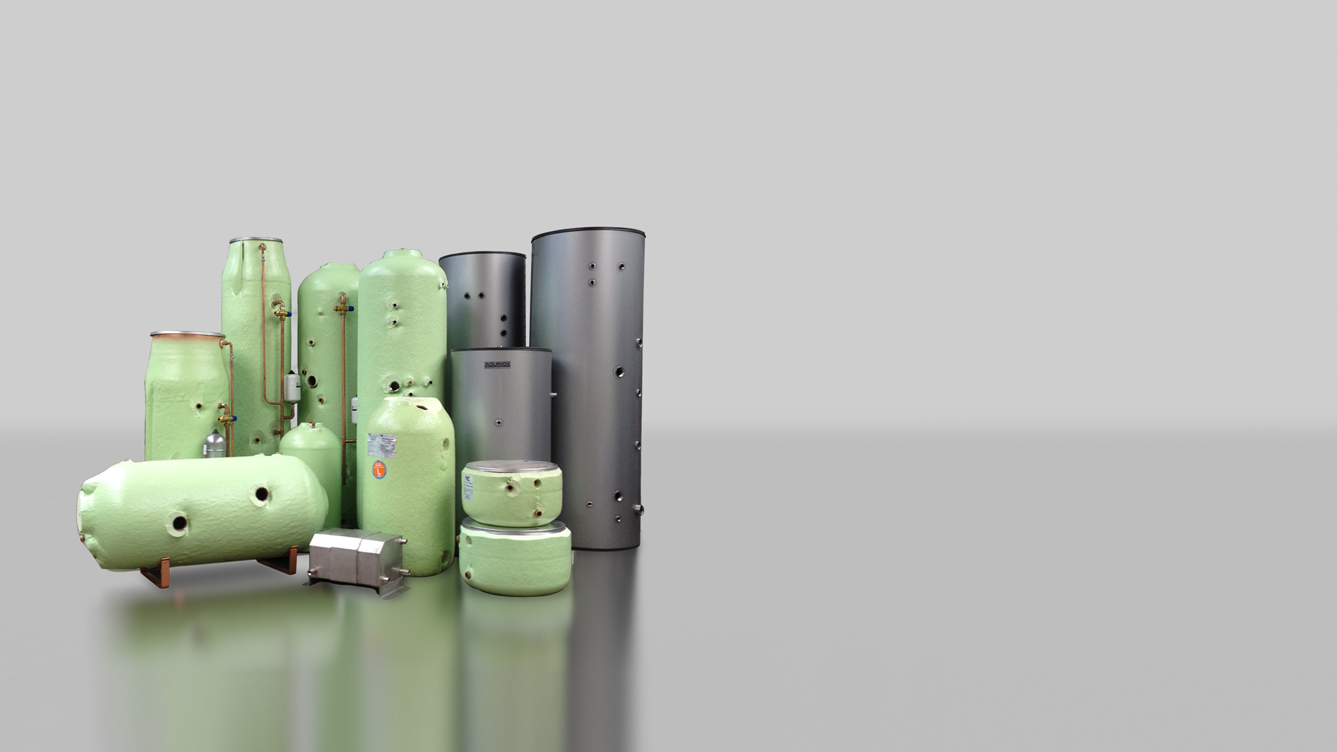 Foam sprayed Copper and Stainless Steel